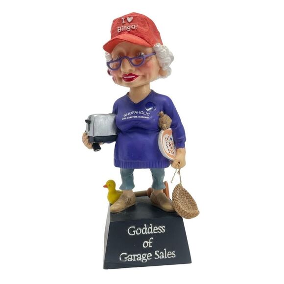 Biddy's Westland Garage Sale Goddess Bobble Head #12806 - Picture 1 of 11